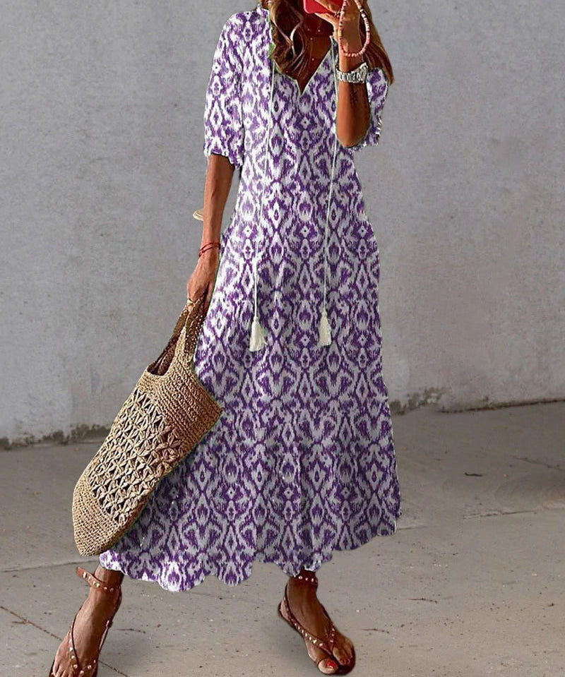 Brigid | Boho Kleid mit Bauchbedeckung
