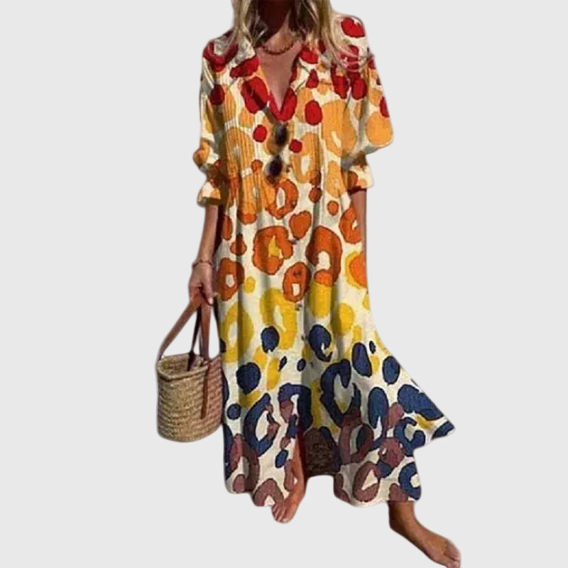 Sorcha | Elegantes Bohemian Maxikleid
