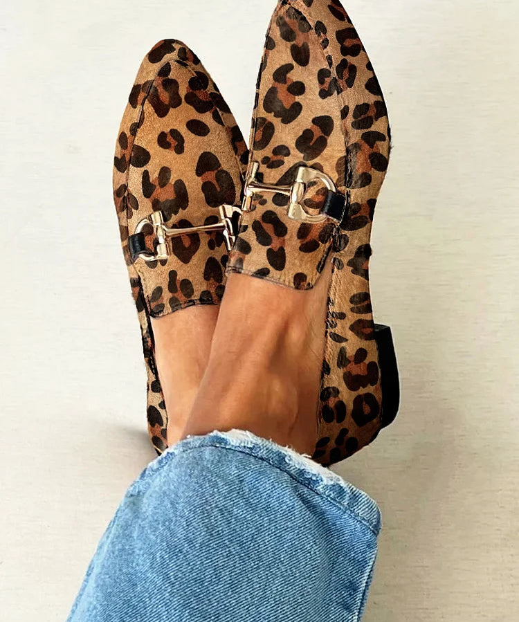 Aisling | Elegante Leopard Loafer