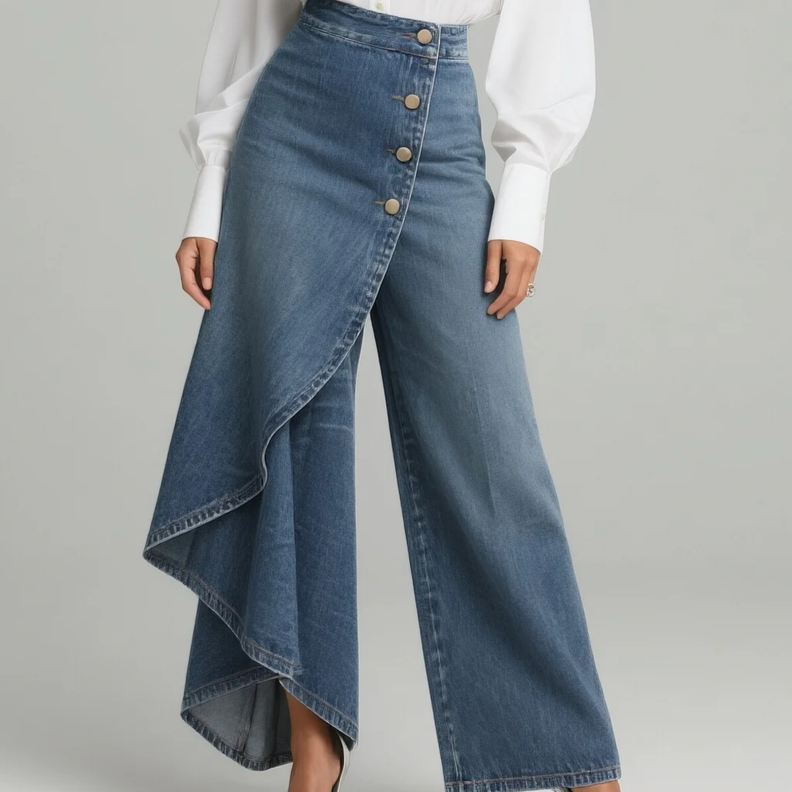 Amélia - Wickelhosen aus Denim
