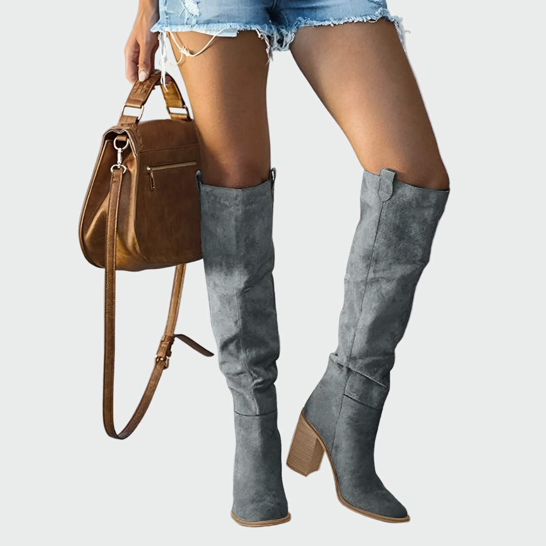 Leder-Orthopädische Knöchelhohe Stiefel