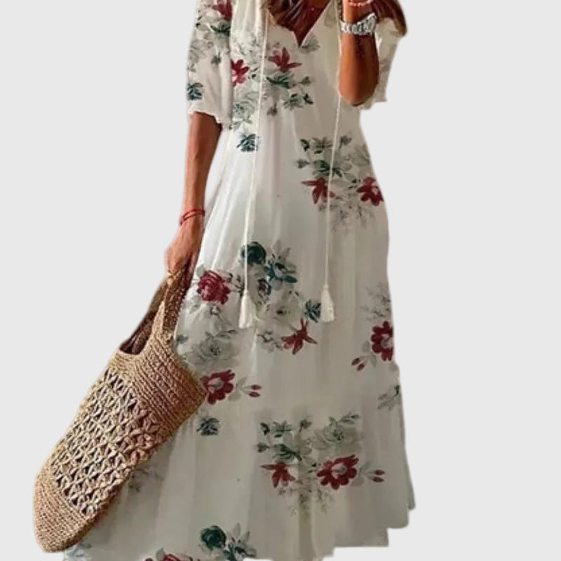 Muireann | Vintage Boho Maxi Sommerkleid