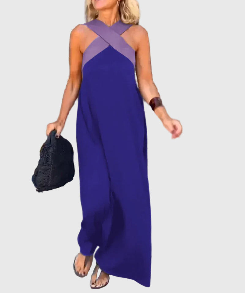 Deirdre | Elegantes Fließendes Maxikleid
