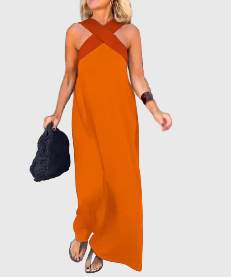 Deirdre | Elegantes Fließendes Maxikleid