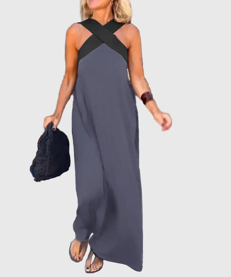 Deirdre | Elegantes Fließendes Maxikleid
