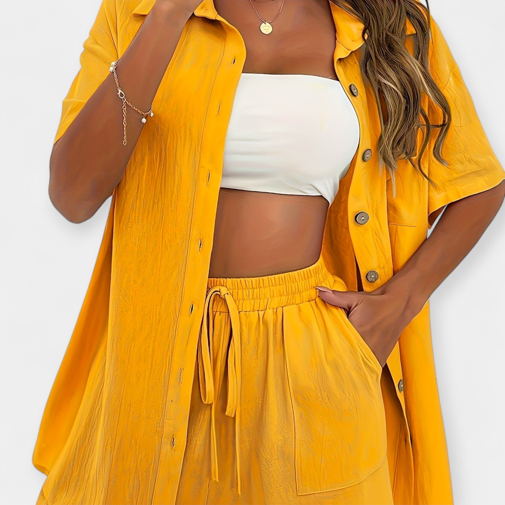 Isolde | Shirt- und Shorts-Set