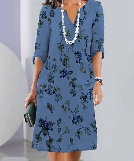 Bríd | Gestuftes Blumenkleid