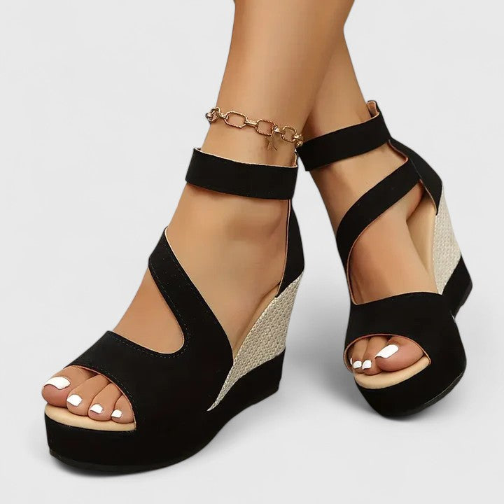 Bebhinn | Orthopädische Keil-Sandalen