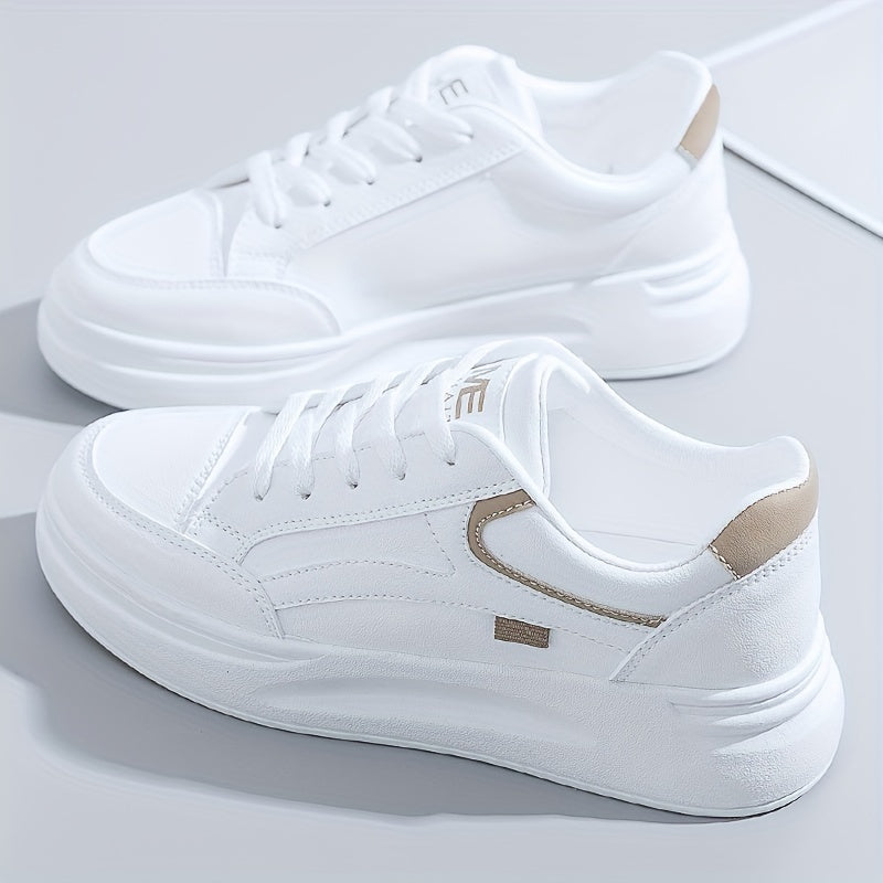 Eilis | Chic Weiße Leichte Laufschuhe