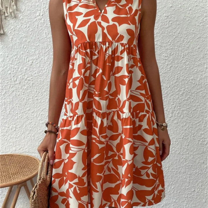 Aoibhinn | Fließendes Midi-Kleid
