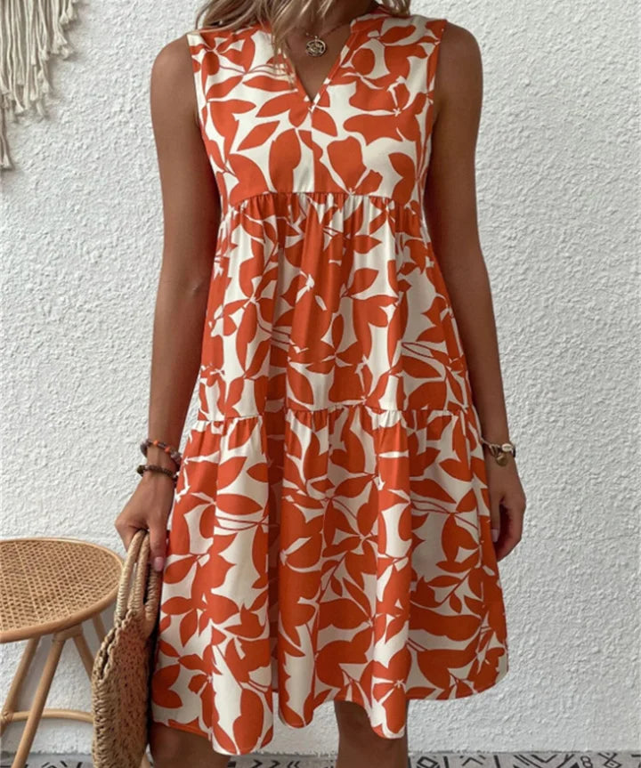 Aoibhinn | Fließendes Midi-Kleid
