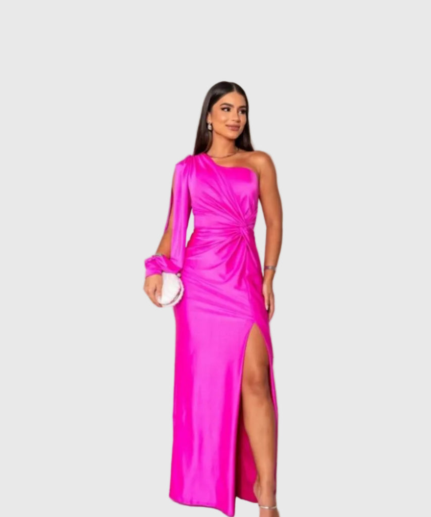 Aoibhinn | Elegantes Fließendes Abend-Maxikleid