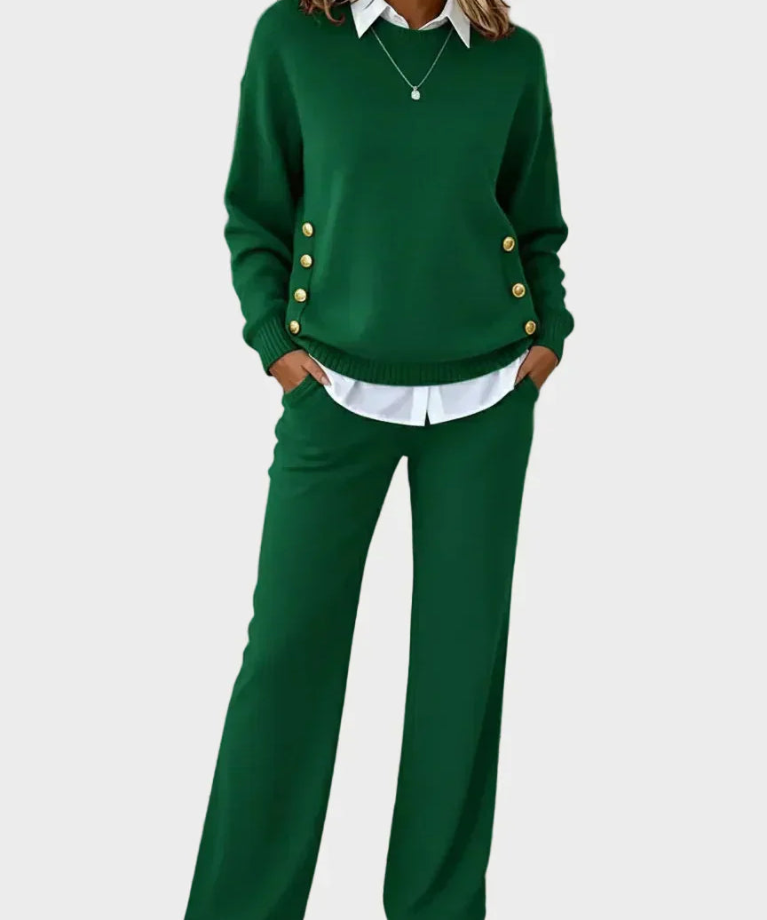 Grella | Elegantes Sweater-Set mit Knöpfen