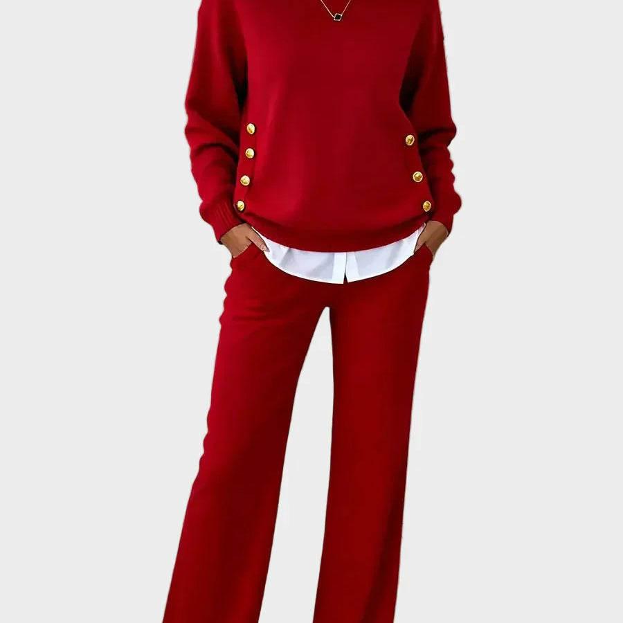 Grella | Elegantes Sweater-Set mit Knöpfen