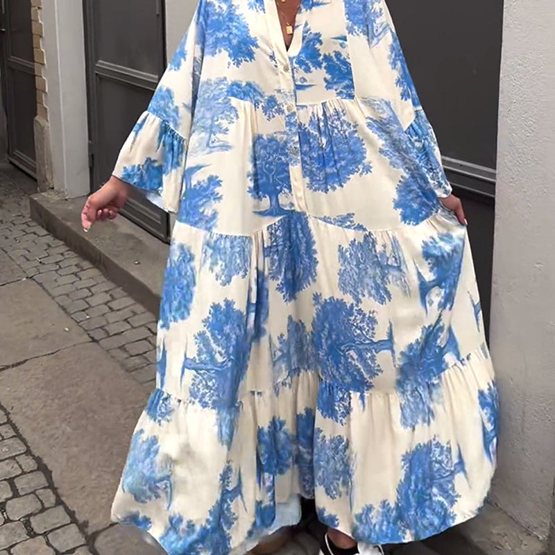Grainne | Fließendes Maxikleid