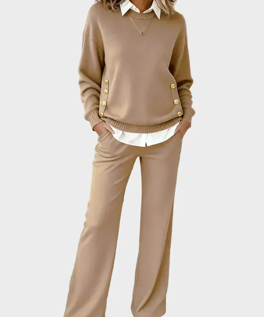 Grella | Elegantes Sweater-Set mit Knöpfen