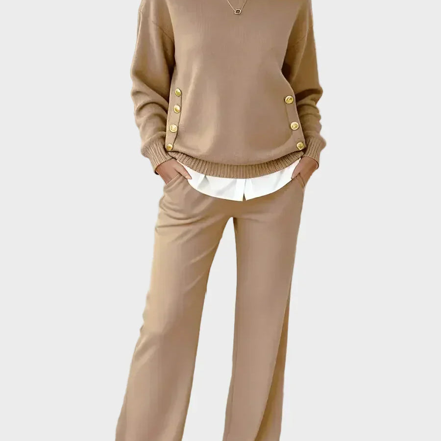 Grella | Elegantes Sweater-Set mit Knöpfen