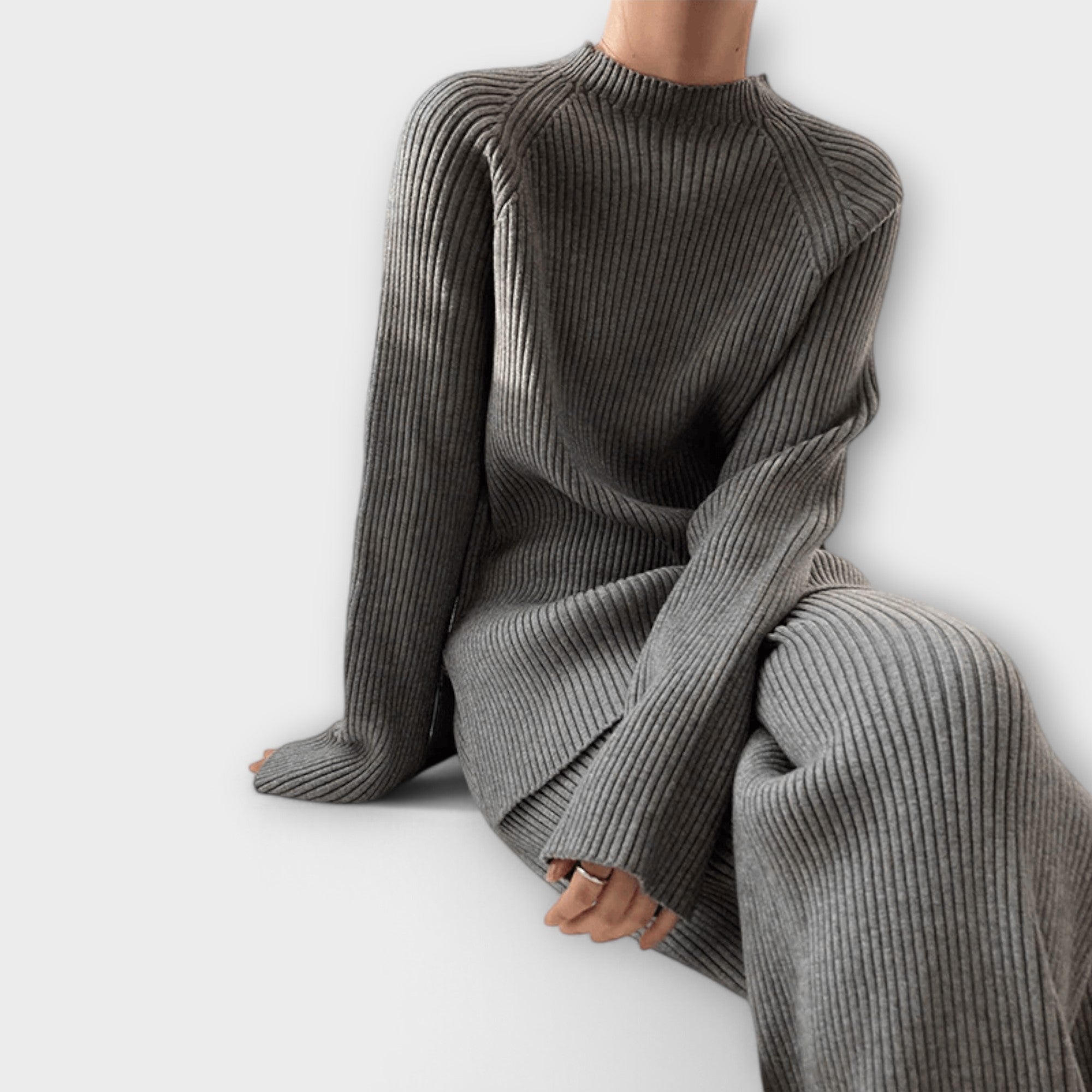 Eimear | 2-teiliges Cosy-Set aus Rippstrick