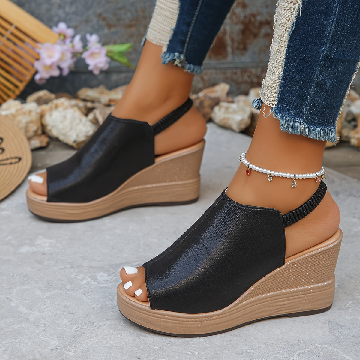 Aoibheann | Orthopädische Keil-Sandalen