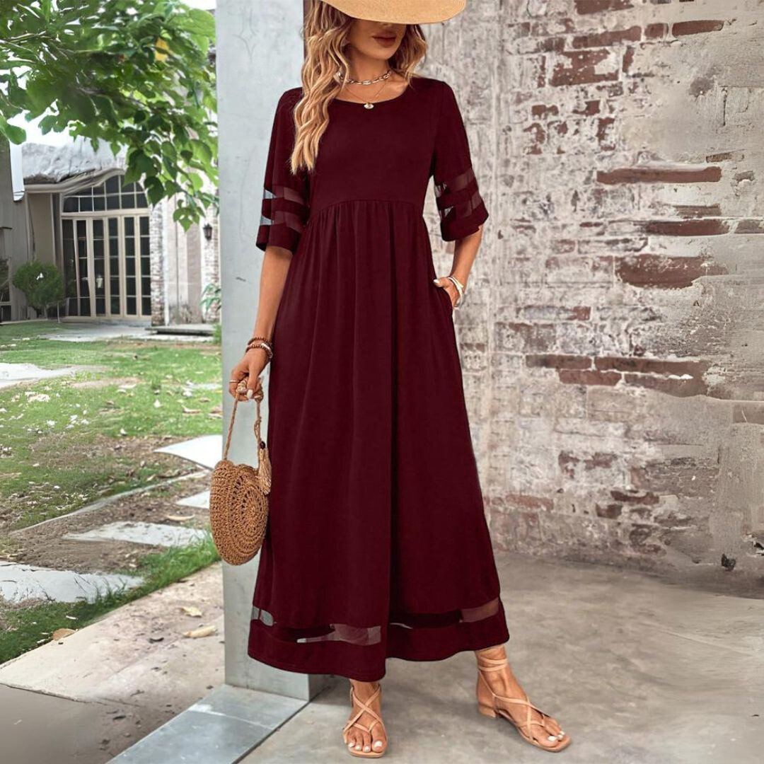 Aubrey™ – Figurbetontes Midi-Kleid mit Bauchschmeichler