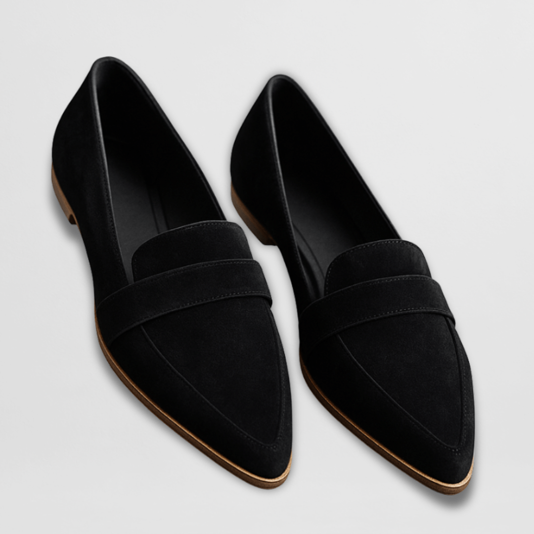 Odharnait | Weiche Wildleder-Orthopädische Slipper