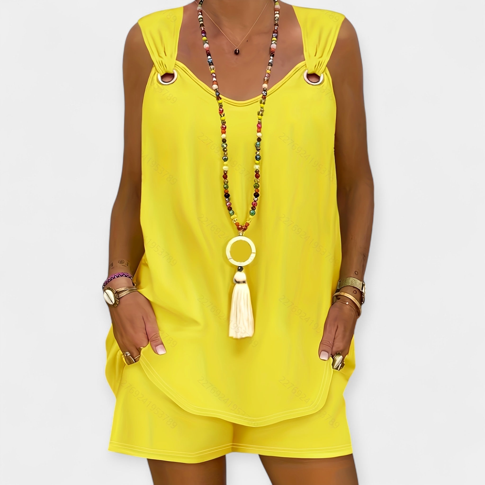 Brigid | Ärmelloses Top und Shorts Set