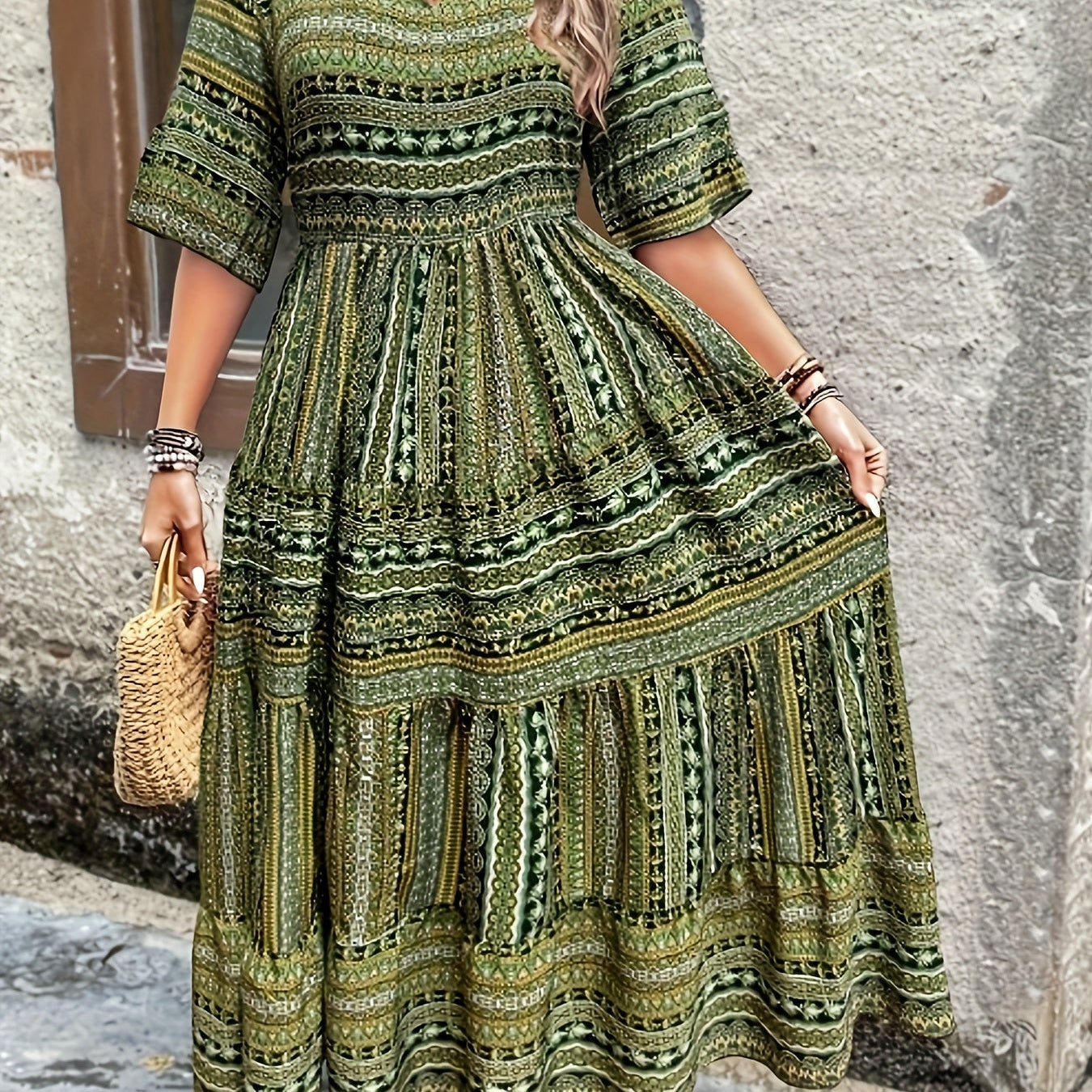Doireann | Fließendes Ethno-Kleid