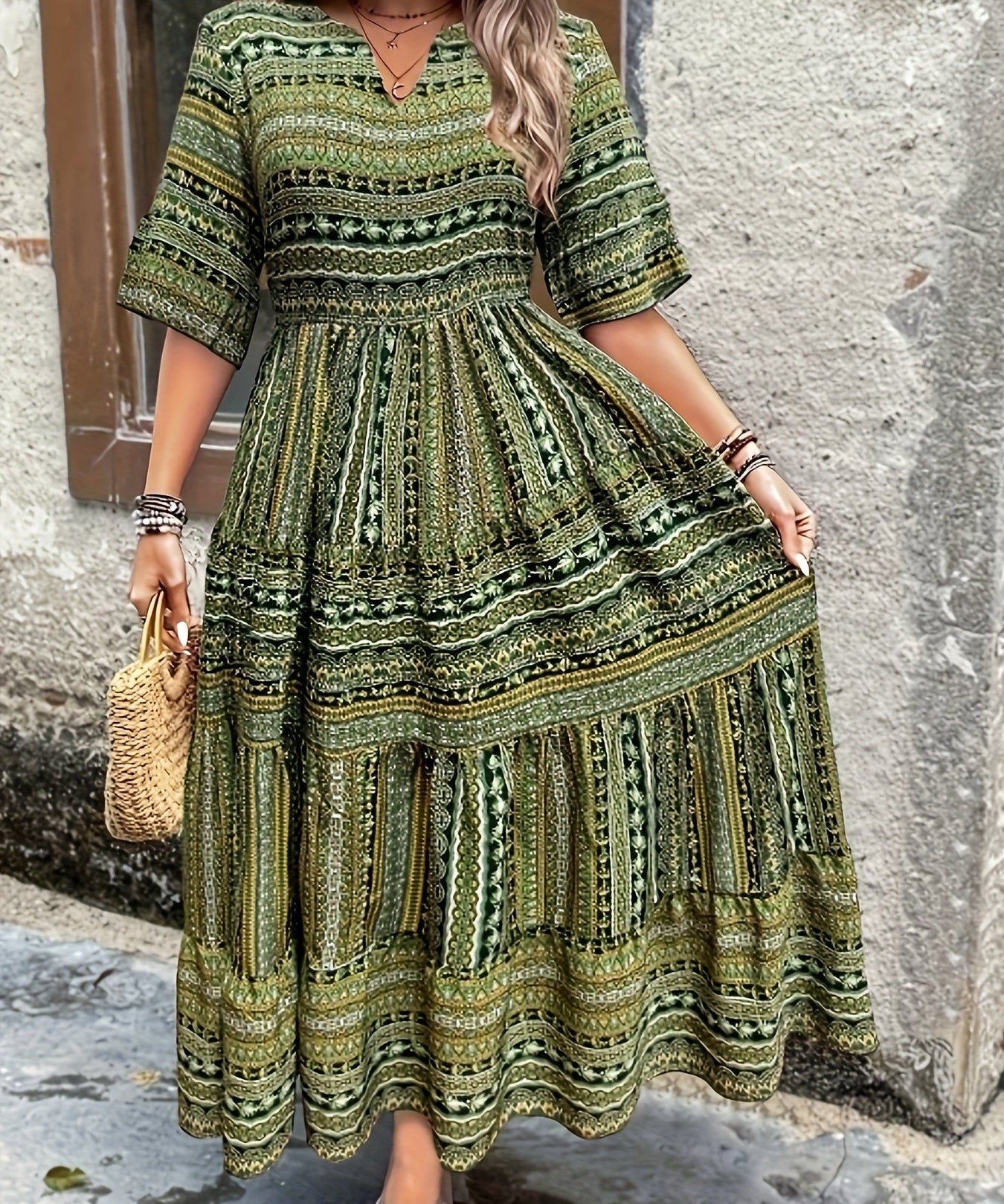 Doireann | Fließendes Ethno-Kleid