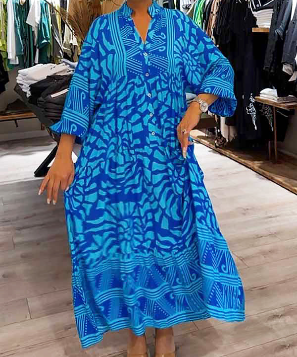 Lasairiona | Lebhaftes Bedrucktes Kleid
