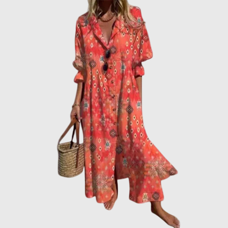 Sorcha | Elegantes Bohemian Maxikleid