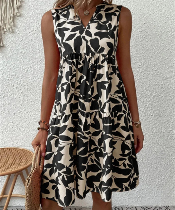 Aoibhinn | Fließendes Midi-Kleid