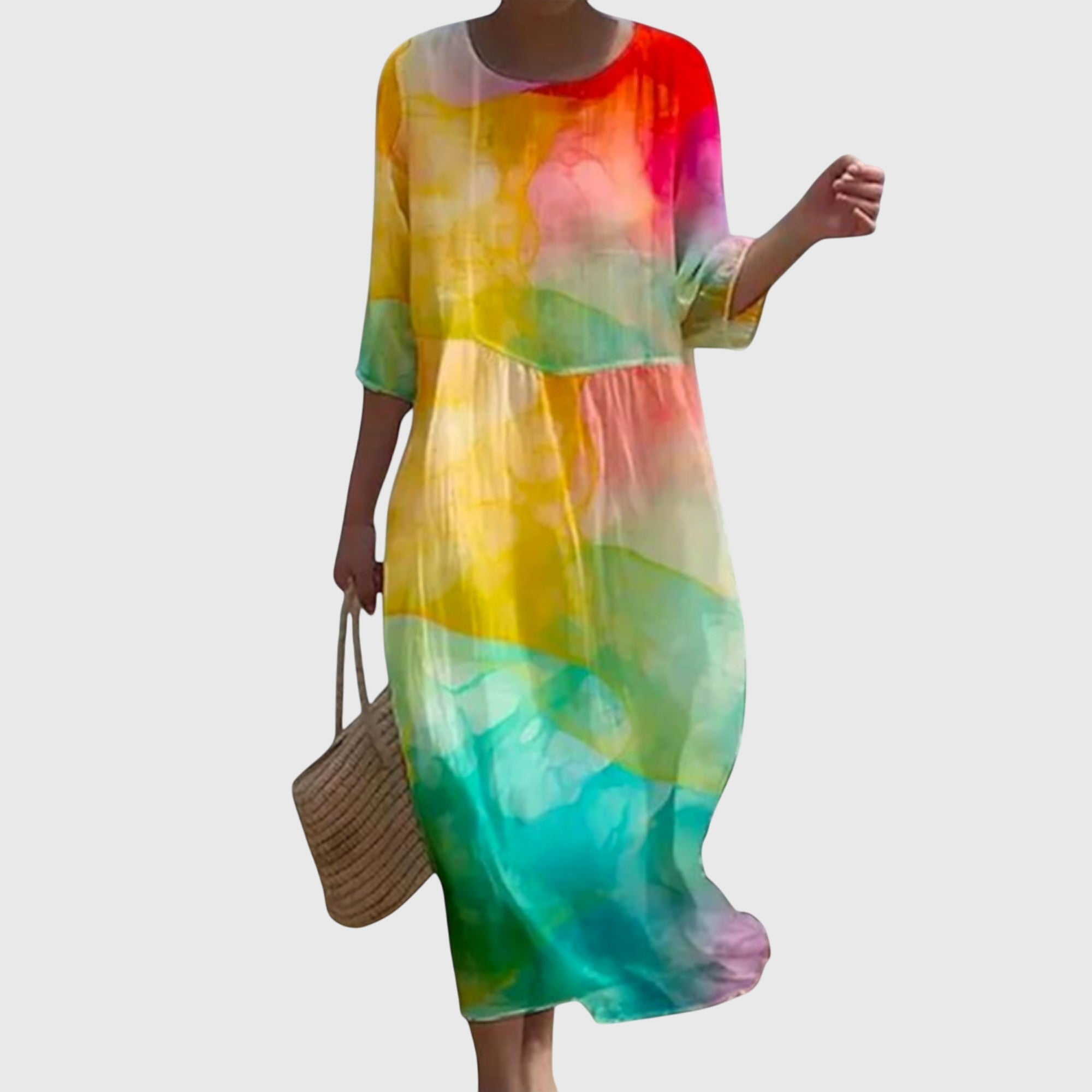 Aoife | Elegantes Floral Maxi Kleid