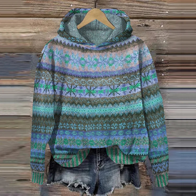 Aileen | Retro Ethnisches Sweatshirt