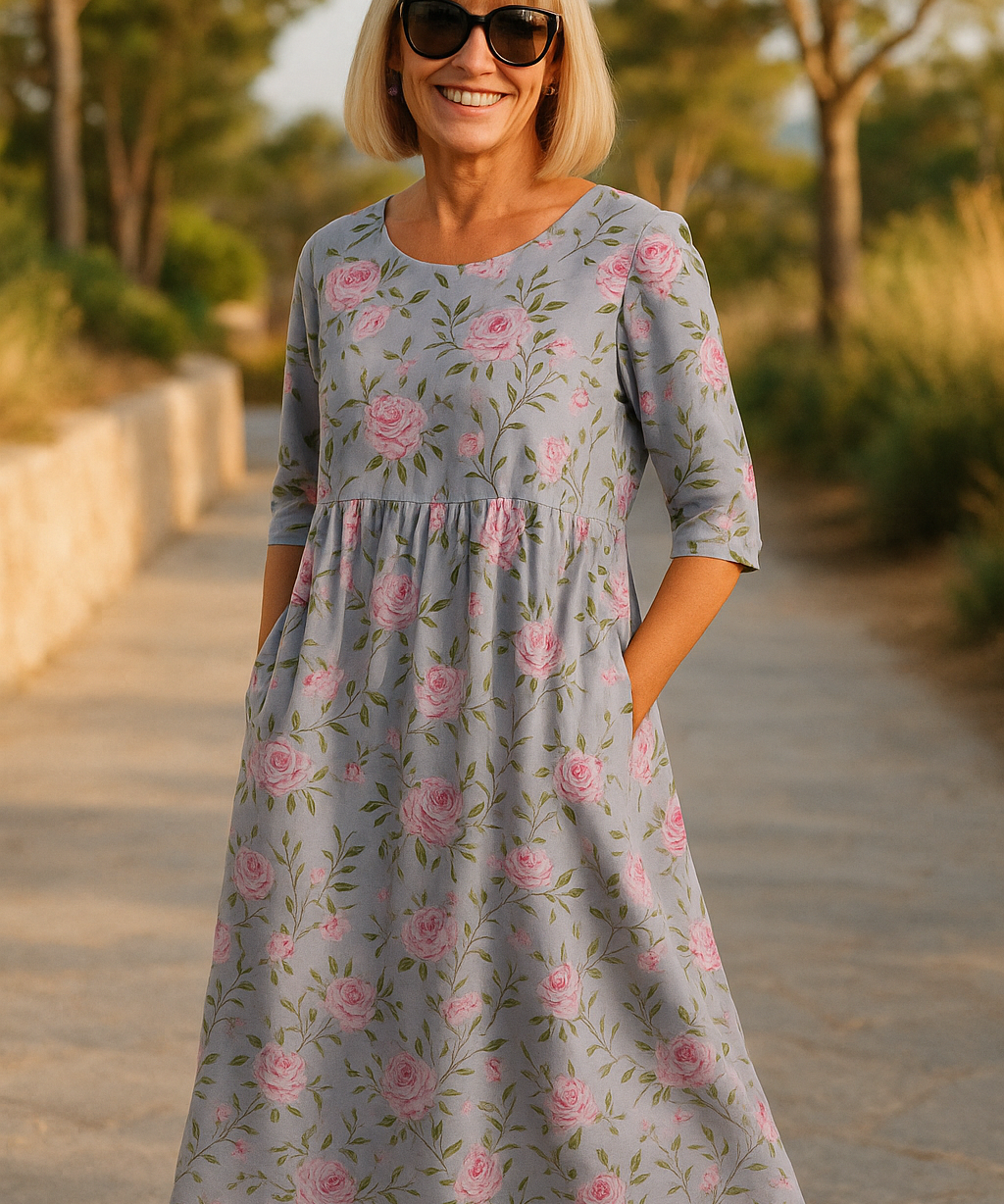 Ciara | Lässiges Midi-Kleid