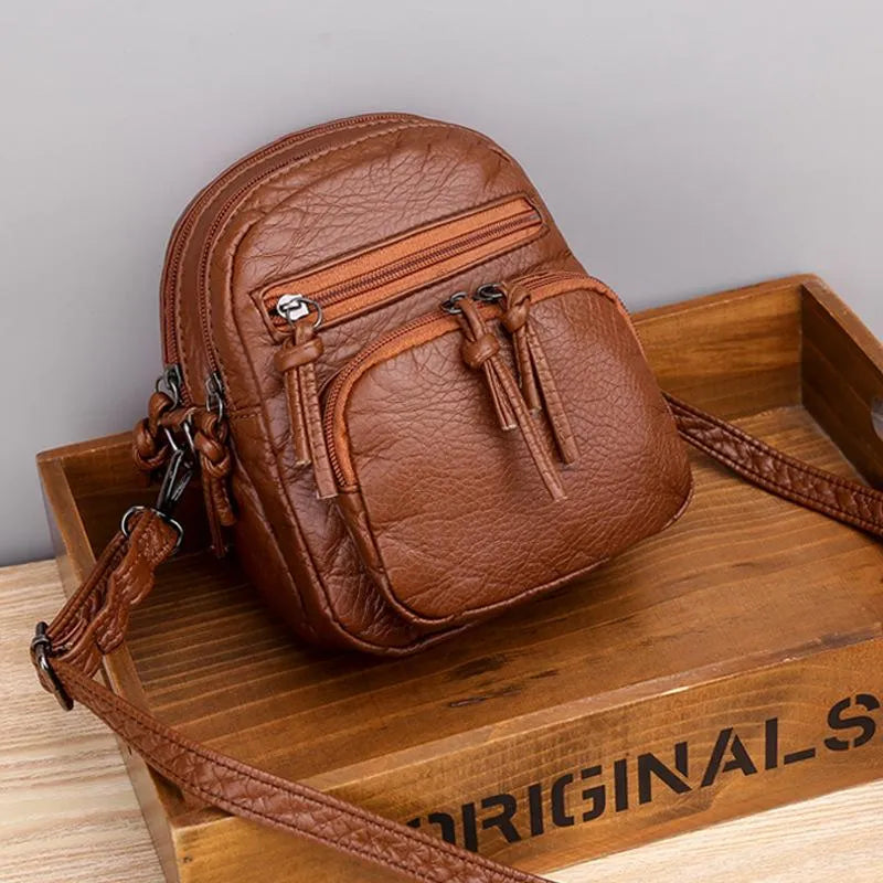 Brigid | Schlichte Lederhandtasche