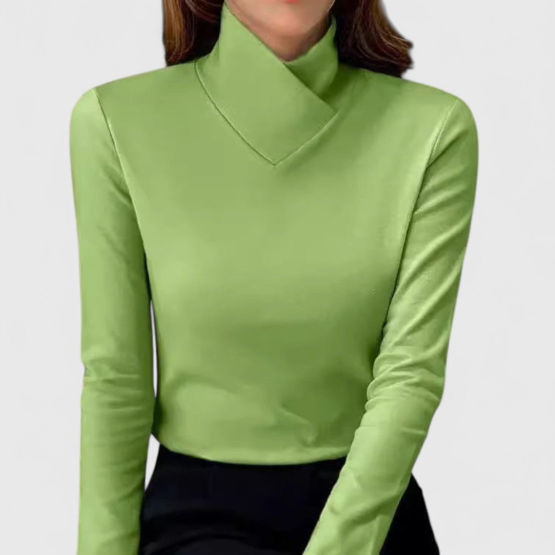 Maeve | Eleganter Hochkragen-Pullover