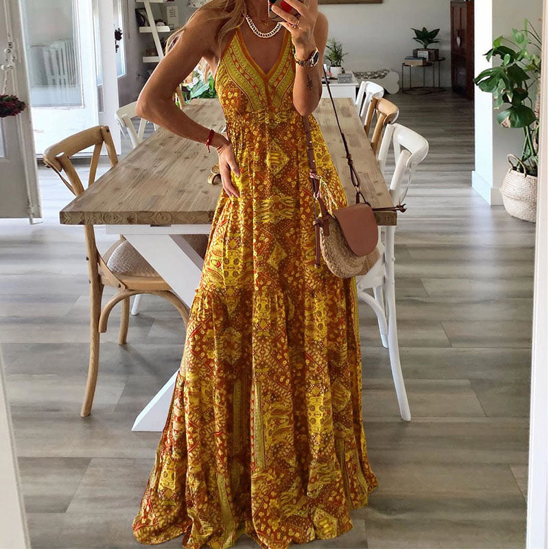 Fionnait | Ärmelloses Boho-Kleid