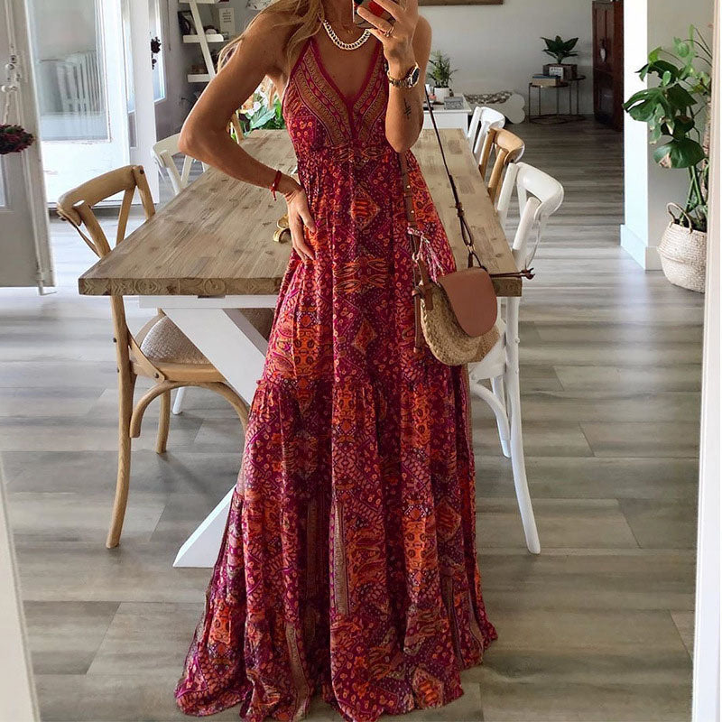 Fionnait | Ärmelloses Boho-Kleid