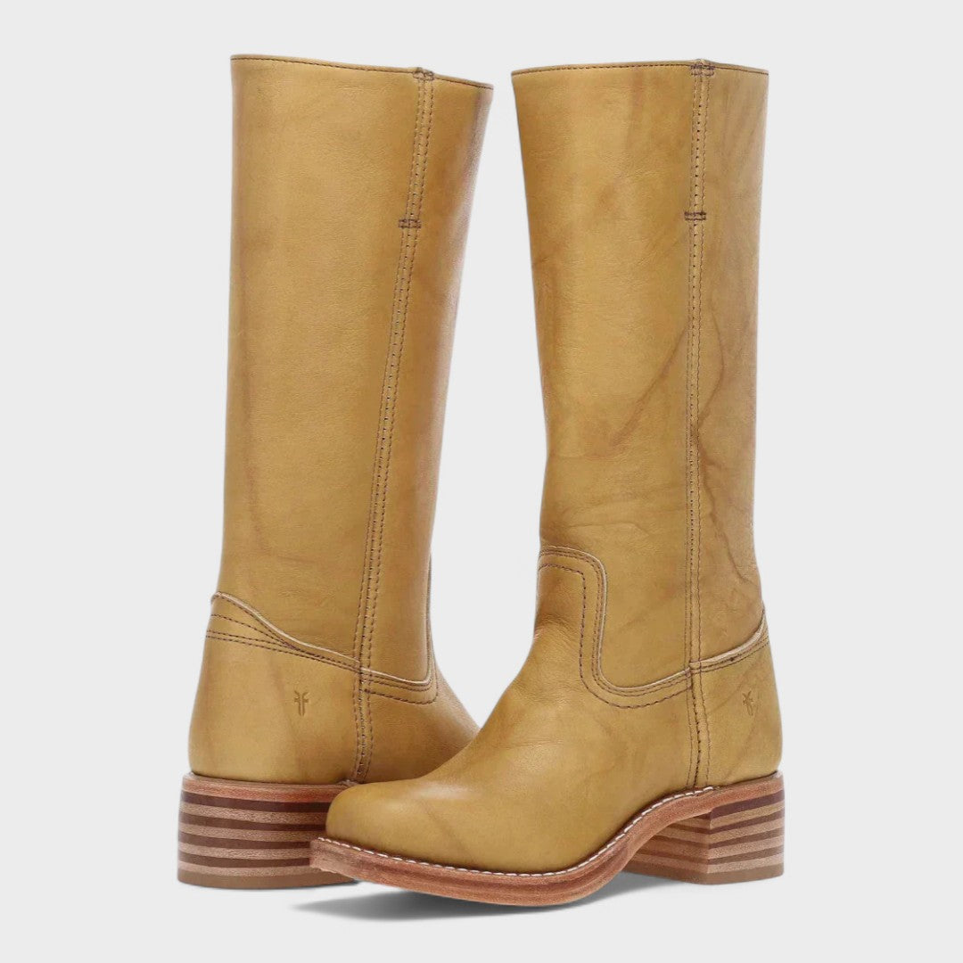 Klassische Reiterstiefel mit hohem Schaft