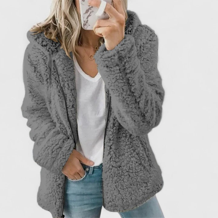 Deirdre | Bequeme Teddy-Faux-Fur-Jacke