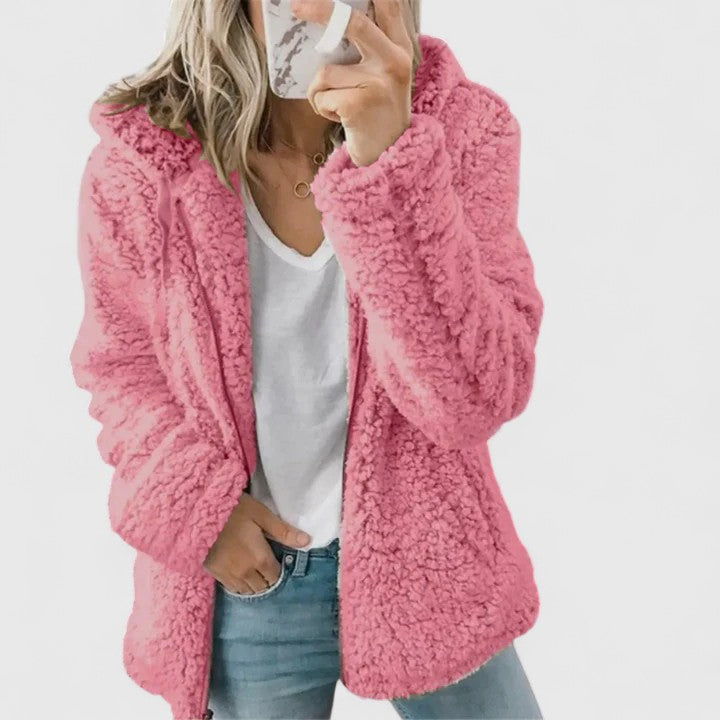 Deirdre | Bequeme Teddy-Faux-Fur-Jacke