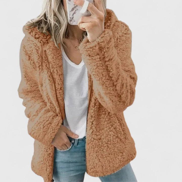 Deirdre | Bequeme Teddy-Faux-Fur-Jacke