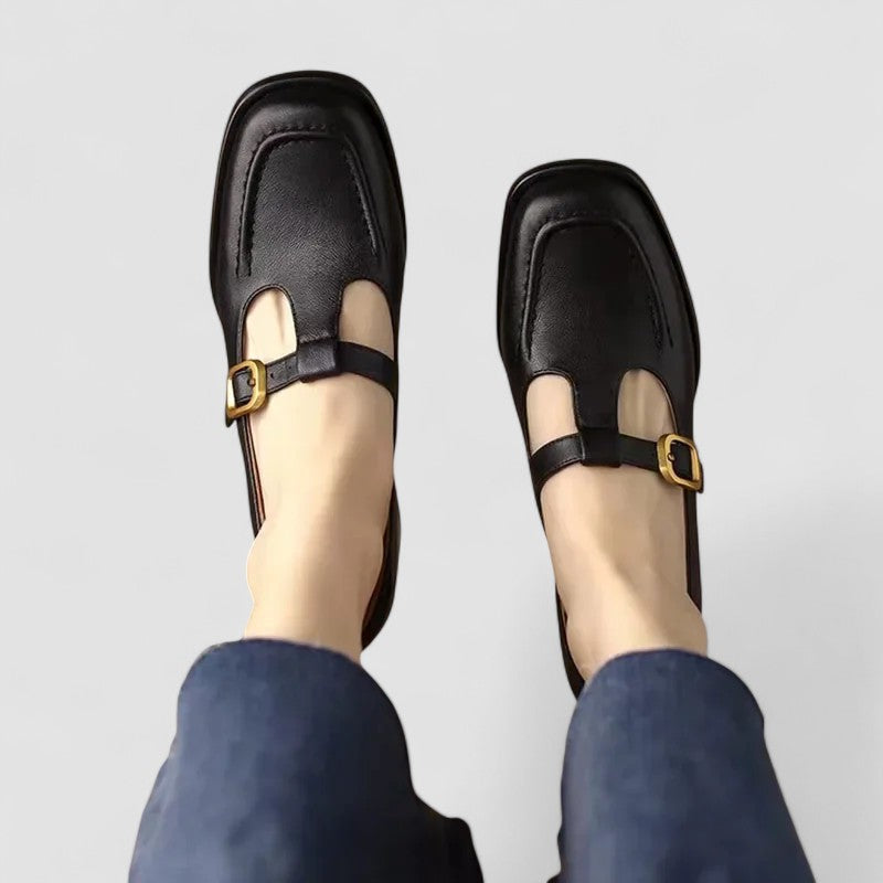 Blanche - Mary Jane Schuhe mit orthopädischem T-Riemen