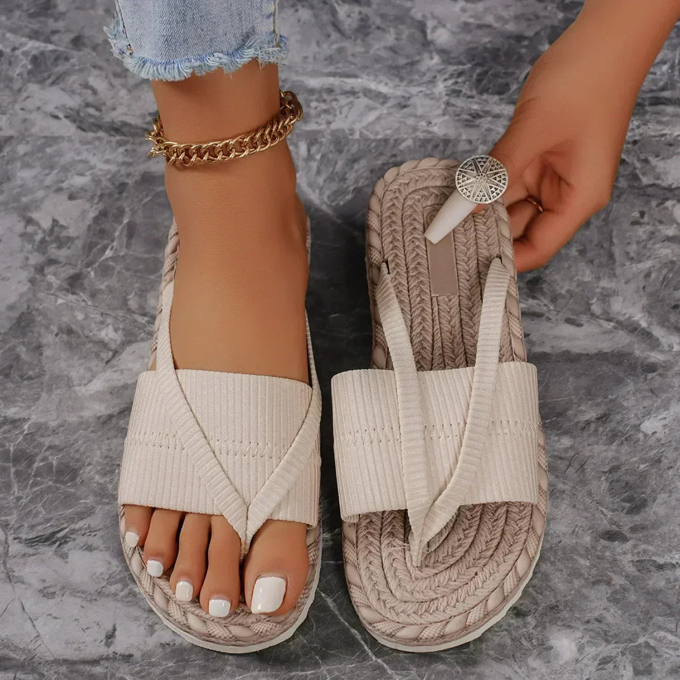 Bairbre | Luftige Walk Sandalen