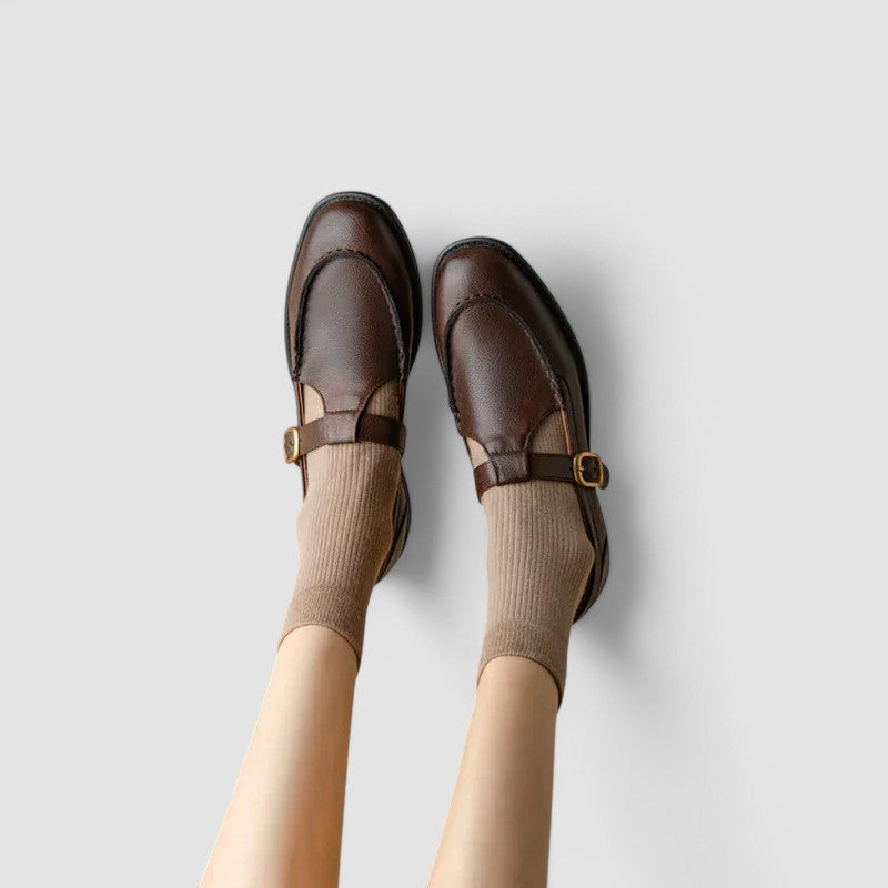Ariette - Orthopädische Mary Jane Schuhe mit quadrater Spitze