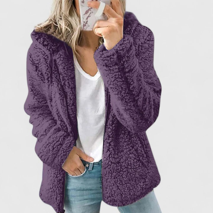 Deirdre | Bequeme Teddy-Faux-Fur-Jacke