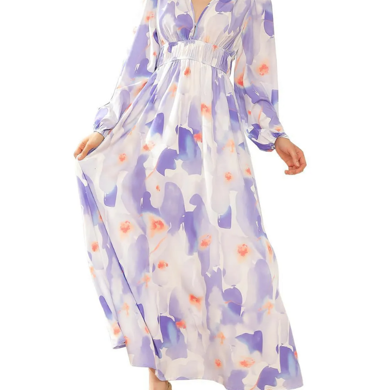Celine | Weibliches Kleid mit Blumenmuster