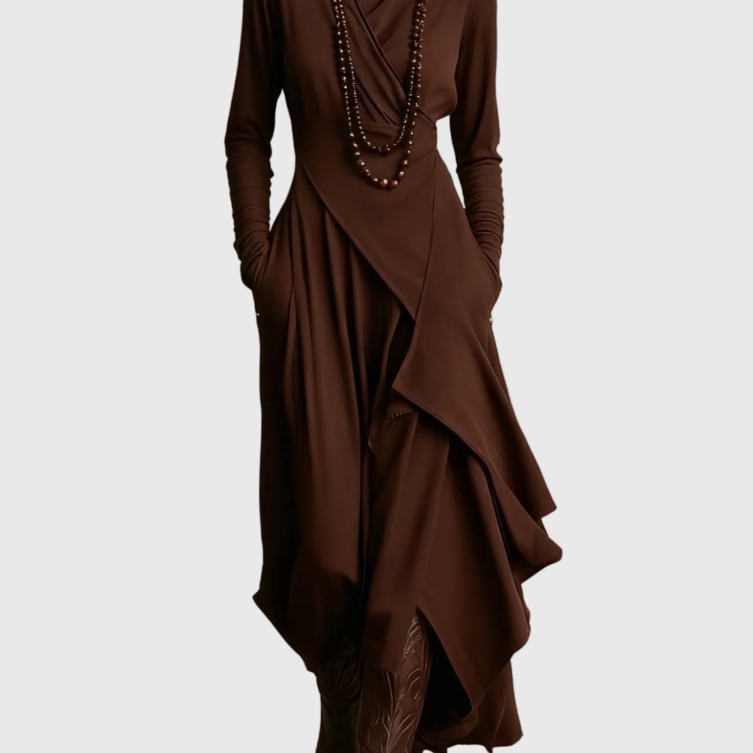 Aisling | Plissiertes Maxikleid