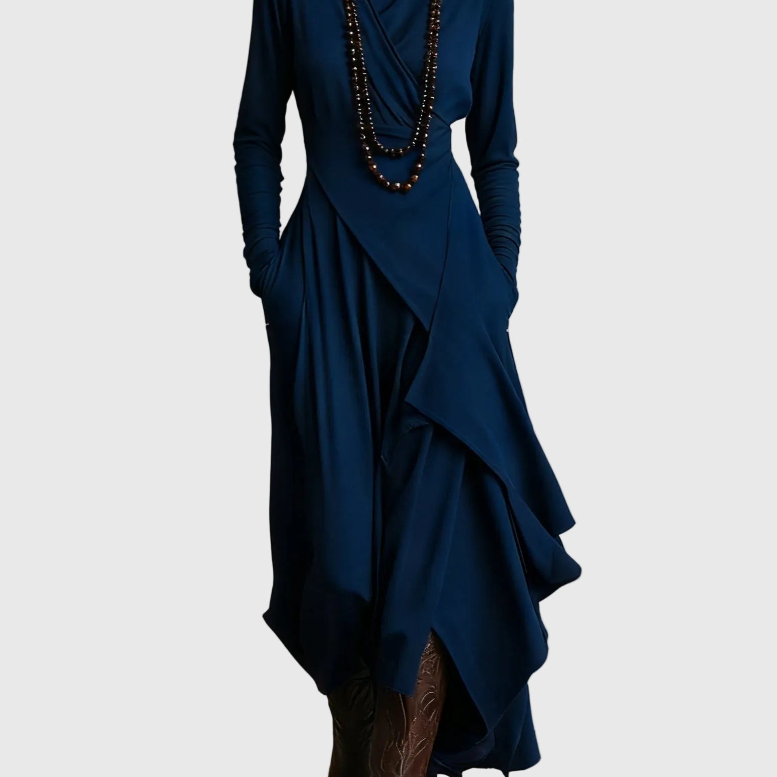Aisling | Plissiertes Maxikleid