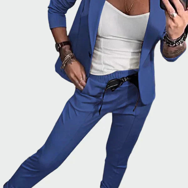 Bebhinn | Damen Lockere Hose und Blazer Set
